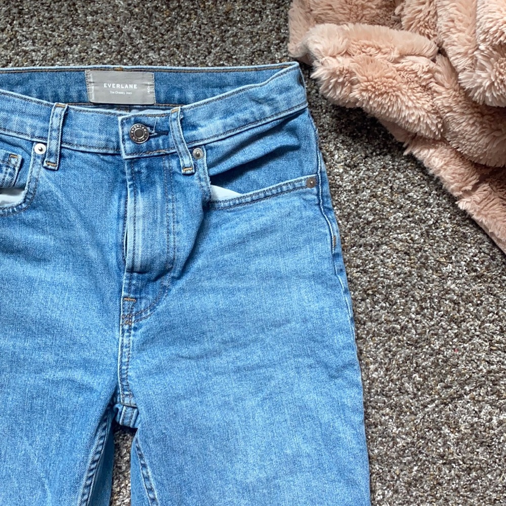 Everlane light wash denim